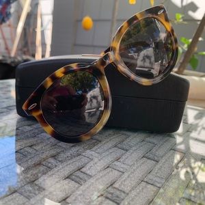 Karen Walker Super Duper tortoise shell sunglasses